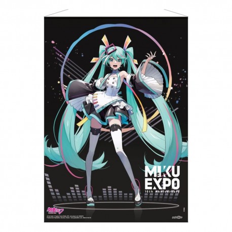 Pôster de tecido Hatsune Miku Miku Expo 10º aniversário