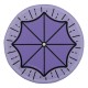 Vade e Porta-copos Friends, design roxo, FaNaTtik