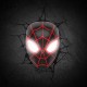 Lámpara 3D de Spider-Man Miles Morales con luces LED
