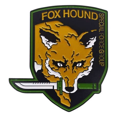 Lingote de Metal Gear Solid Foxhound Insignia en caja edición limitada