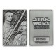 Lingote metálico de Star Wars con Luke y Vader edición limitada