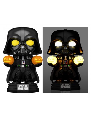 Figura de vinilo de Star Wars Vader con calabazas