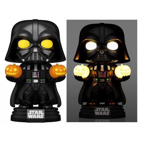 Figura de vinilo de Star Wars Vader con calabazas