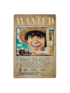 One Piece Luffy Wanted Limited Edition Ingot with stand
