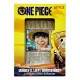 Lingote One Piece Luffy Wanted Edição Limitada com suporte