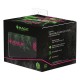 Caja de mazo Magic: The Gathering con ilustraciones verdes y rosas.