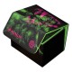 Caja de mazo Magic: The Gathering con ilustraciones verdes y rosas.