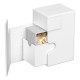 Caixa de deck branca Ultimate Guard Flip`n`Tray