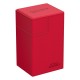 Boîte de Deck Ultimate Guard Flip`n`Tray 80+ XenoSkin Rouge