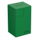 Caixa de Baralhos Ultimate Guard Flip'n'Tray 80+ XenoSkin Verde