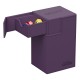 Caja de cartas violeta Ultimate Guard Flip`n`Tray 80+.
