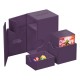 Caja de cartas violeta Ultimate Guard Flip`n`Tray 80+.