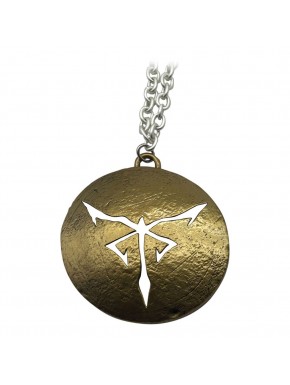 Bitores Mendez medallion from Resident Evil 4 in golden metal