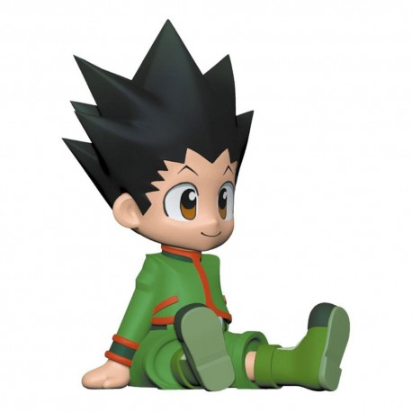 Tirelire Gon de Hunter x Hunter, verte, assise