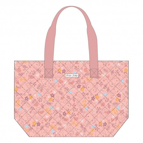 Bolsa rosa floral Hello Kitty Sanrio