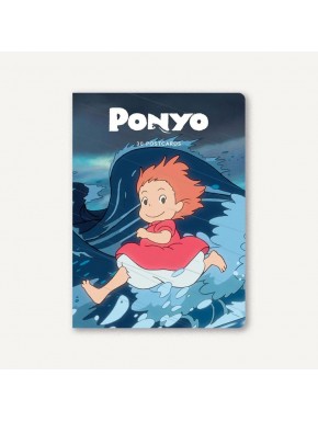 Colección de postales de Ponyo sobre el acantilado