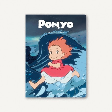 Coleção de postais de Ponyo na falésia