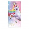 Toalha Mágica Unicorn Academy 75 x 150 cm Algodão