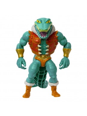 Figura articulada Leatherhead de MOTU x TMNT