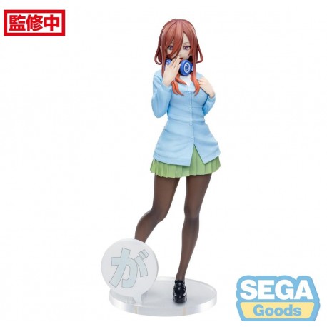 Estatua Miku Nakano de PVC de 20 cm