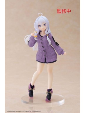 Figura de Elaina en vestido de punto púrpura