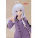 Figurine Elaina en robe tricot violette