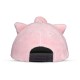 Boné snapback rosa de pelúcia Jigglypuff Pokémon