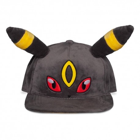 Boné Pokémon Pelúcia Snapback com design de Umbreon