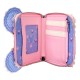 Carteira Disney Minnie com design floral e renda