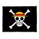 Manta Polar One Piece diseño Jolly Roger 150 x 200 cm