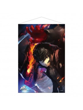 Pôster de tecido Persona 5 com Joker e Arsène