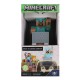 Soporte Minecraft Steve armadura diamante sosteniendo mando