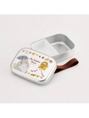 Caja bento aluminio Totoro y Catbus con dos compartimientos
