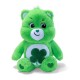 Peluche verte Care Bears Good Luck Bear 35 cm avec trèfle
