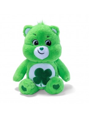 Peluche verte Care Bears Good Luck Bear 35 cm avec trèfle