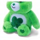 Peluche verte Care Bears Good Luck Bear 35 cm avec trèfle
