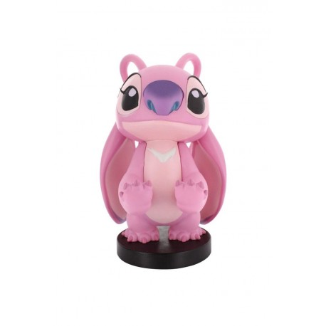 Support Angel rose de Lilo & Stitch tenant un téléphone portable
