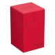 Boîte de Deck Ultimate Guard Flip'n'Tray 100+ XenoSkin Rouge