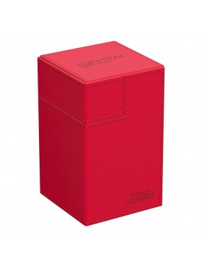 Caja de mazo roja Ultimate Guard Flip'n'Tray