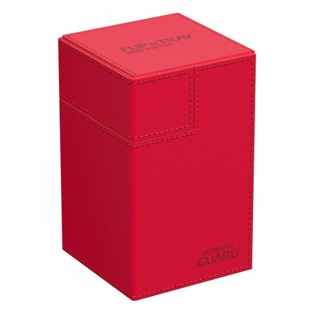 Caja de mazo roja Ultimate Guard Flip'n'Tray