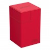 Boîte de Deck Ultimate Guard Flip'n'Tray 100+ XenoSkin Rouge