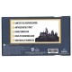 Réplica del billete del tren Hogwarts Express en metal de Harry Potter