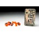 Pack de dés Alchemist avec boîte illustrée et dés orange