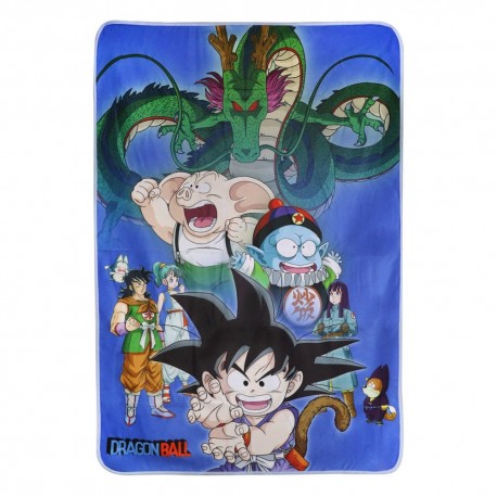 Manta polar Dragon Ball Shenron y Héroes