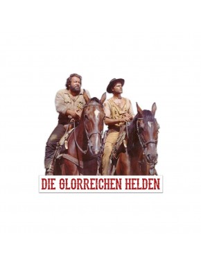 Placa de chapa 3D Bud Spencer Terence Hill