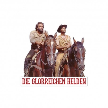 Placa de chapa 3D Bud Spencer Terence Hill