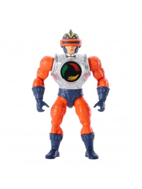 Figura Sy-Klone de Masters of the Universe Origins con accesorios.