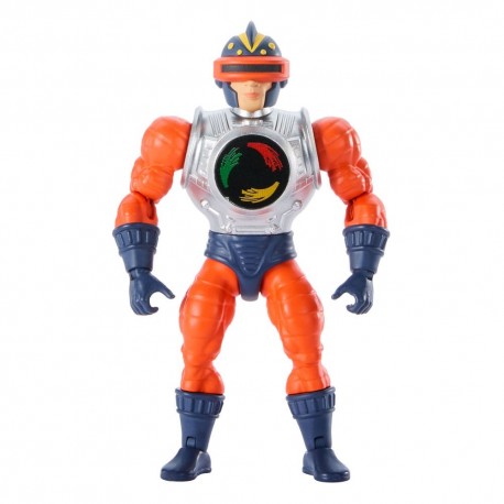 Figura Sy-Klone de Masters of the Universe Origins con accesorios.