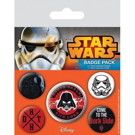 Chapas Star Wars Dark Side