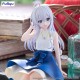 Estatua de PVC de Elaina con falda azul de 14 cm